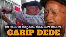 90 yaşında 50 yıldır bakkal işletiyor: Köyün ’Garip Dedesi’ valiye türkü söyledi